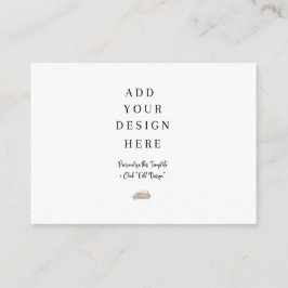 3,5" x 2,5" Verschlusskarten Begleitkarte