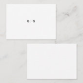 3,5" x 2,5" Visitenkarte (Vorne/Hinten)