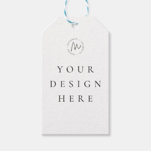 3,5 x 2" Bevorzugung Tag Custom Geschenkanhänger