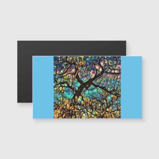 3,5" x 2" Magnetkarte (Vorne/Hinten)