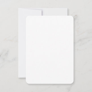 3,5" x 5" abgerundete Ecke Note Card & Umschlag Mitteilungskarte