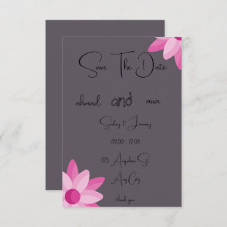 3,5" x 5" Antwortkarte - individuell anpassbare RS RSVP Karte