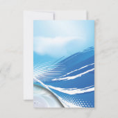 3,5" x 5" Beach Starfish Couple UAWG Wedding Card RSVP Karte (Rückseite)