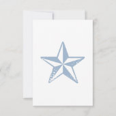 3,5 x 5 Empfang Card Seepferd Ocean Beach Water Einladung (Rückseite)