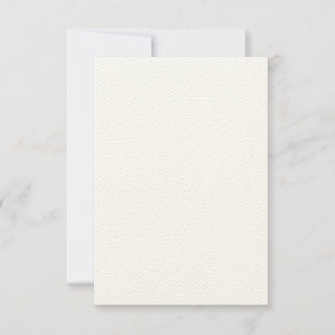 3,5" x 5" Filz Ecru Notizkarte & Umschlag Mitteilungskarte