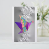 3,5" x 5" Flachbildschirm Dankeskarte (Stehend Vorderseite)