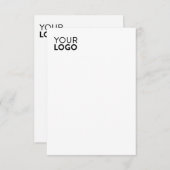 3,5" x 5" Flachkarte (Vorne/Hinten)