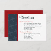 3.5 x 5 Flugrichtung Begleitkarte (Vorne/Hinten)