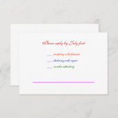 3,5 x 5 Gay Wedding Rainbow LGBT Pride UAWG Basic RSVP Karte (Vorne/Hinten)