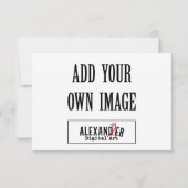 3,5 x 5" Horizontale A1-Flachkarte Mitteilungskarte (Vorderseite)