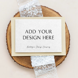 3,5 x 5" Horizontale Umschließungskarte Ankündigung