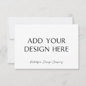 3,5 x 5" Horizontale Umschließungskarte Ankündigung (Rückseite)