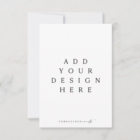 3,5 x 5" Kartendruck Einladung (Vorderseite)