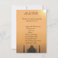 3,5 x 5 R.S.V.P Taj Mahal Sunset Orang