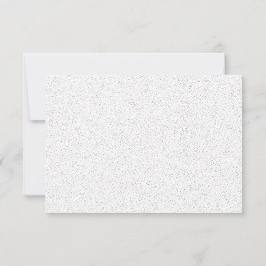 3,5 x 5 Rote Rose UAWG RSVP Karte (Rückseite)