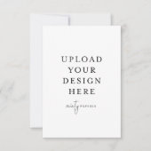 3,5" x 5" RSVP-Karte - Portrait Einladung (Vorderseite)