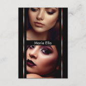 3,5" x 5" Schwarze Bronze-Comp-Karte Fotovorlage Begleitkarte (Vorderseite)