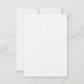 3,5" x 5" Ultra-Dickenkarte und -Umschlag Mitteilungskarte (Rückseite)