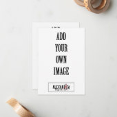 3,5 x 5" Vertikale A1-Flachkarte Mitteilungskarte (Vorderseite/Rückseite Beispiel)