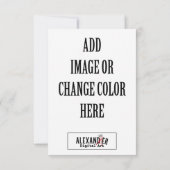 3,5 x 5" Vertikale A1-Flachkarte Mitteilungskarte (Rückseite)