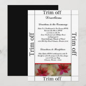 3.5 x 7 Richtung farbiger Lotus Flow Einladung (Vorne/Hinten)