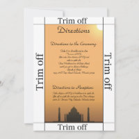 3.5 x 7 Richtung Taj Mahal Sunset oder