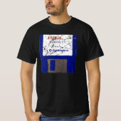 3,5 Zoll Diskette Amiga Kickstart T-Shirt (Vorderseite)