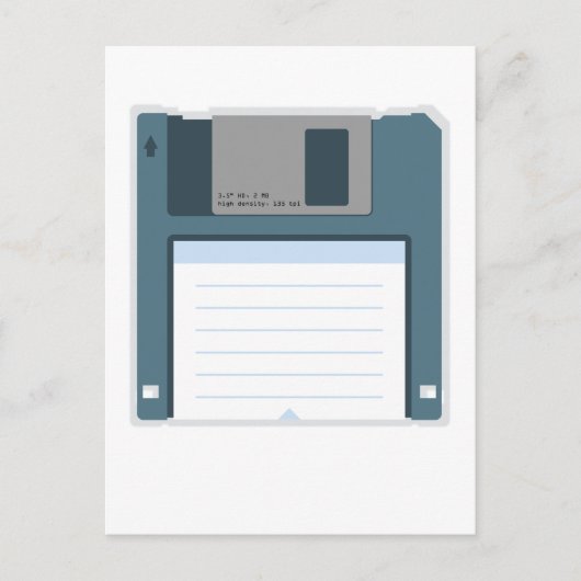 3,5-Zoll-Disketten-Postkarte (Vorderseite der Disk Postkarte (Vorderseite)