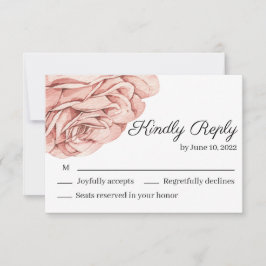 3,5 Zoll x 5 Zoll Antwortkarte RSVP Karte