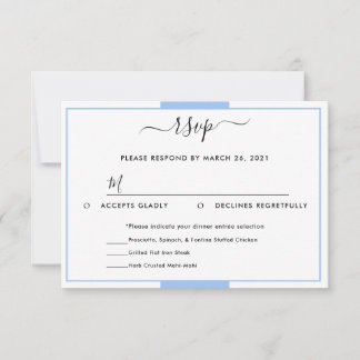 3,5 Zoll x 5 Zoll Antwortkarte RSVP Karte