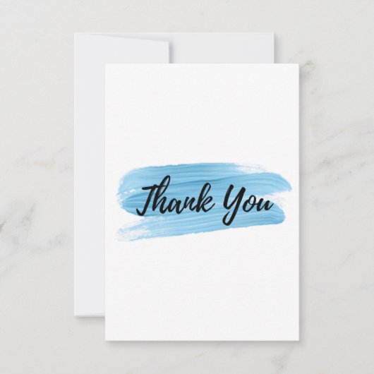 3,5 Zoll x 5 Zoll Flat Dankeschön Karte (Vorderseite)
