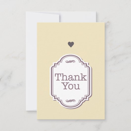 3,5 Zoll x 5 Zoll Flat Dankeschön Karte (Vorderseite)