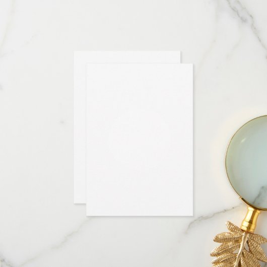 3,5 Zoll x 5 Zoll Flat Dankeschön Karte (Vorderseite/Rückseite Beispiel)