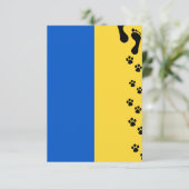 3,5 Zoll x 5 Zoll Flat Dankeschön Karte (Stehend Vorderseite)