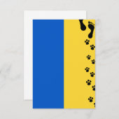 3,5 Zoll x 5 Zoll Flat Dankeschön Karte (Vorne/Hinten)