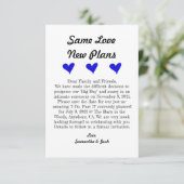 3,5 Zoll x 5 Zoll Save the Date flache Karte (Stehend Vorderseite)