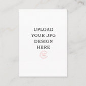 3.5x2.5 Gebetskarte - Laden Sie Ihr eigenes Design Visitenkarte (Vorderseite)