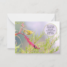 3.5x2.5 Hübsche Bibelversionen Hinweis Kartenauslö Mitteilungskarte