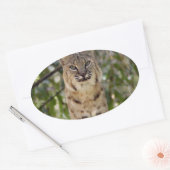 3.5x3.5-Template-Oval-Magnet Ovaler Aufkleber (Umschlag)