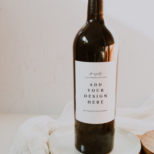 3,5x4" Wein und feine Weinetiketten Weinetikett