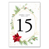 3.5x5 Aquarellgarten Haushalt Tischnummer (Rückseite)