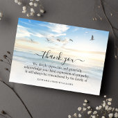 3.5x5 Beerdigung Vielen Dank Ihr Hinweis Kummer Be Dankeskarte