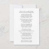 3.5x5 Danke für das Beileid zum Foto der Beerdigun (Rückseite)