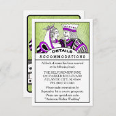 3.5x5 Details Information Card - King & Queen Begleitkarte (Vorne/Hinten)