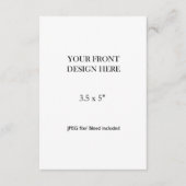 3,5x5" Doppelseitige Karten drucken (Vorderseite)