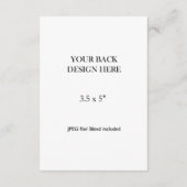 3,5x5" Doppelseitige Karten drucken (Rückseite)