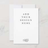 3,5x5" Druck von Visitenkarten (Vorderseite)