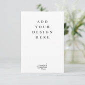 3,5x5" Druck von Visitenkarten (Stehend Vorderseite)