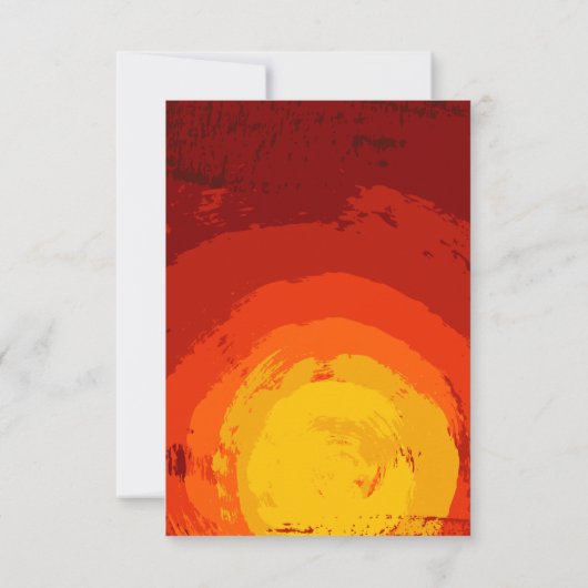 3.5x5 Empfang Card African Safari Giraffe Sunse Einladung (Rückseite)