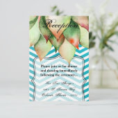 3.5x5 Empfang Card Boho Cacti Cactus Succulent Einladung (Stehend Vorderseite)